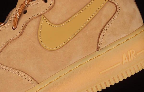 NIKE Air Force 11607 Mid wheat suede Zhongbang casual board shoes DJ9158-200 - Image 7
