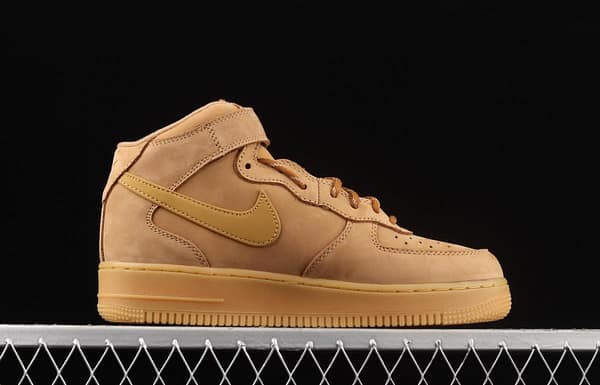 NIKE Air Force 11607 Mid wheat suede Zhongbang casual board shoes DJ9158-200 - Image 15
