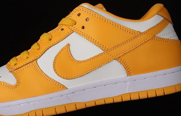 NIKE DUNK Low SB dunk series white and yellow color matching low-side leisure sports skateboard shoes DD1503-800 - Image 7