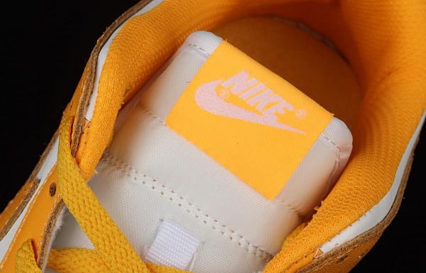NIKE DUNK Low SB dunk series white and yellow color matching low-side leisure sports skateboard shoes DD1503-800 - Image 8