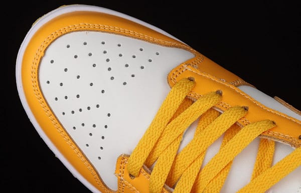 NIKE DUNK Low SB dunk series white and yellow color matching low-side leisure sports skateboard shoes DD1503-800 - Image 9