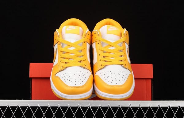 NIKE DUNK Low SB dunk series white and yellow color matching low-side leisure sports skateboard shoes DD1503-800 - Image 12