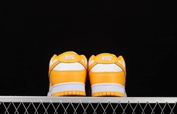 NIKE DUNK Low SB dunk series white and yellow color matching low-side leisure sports skateboard shoes DD1503-800 - Image 13