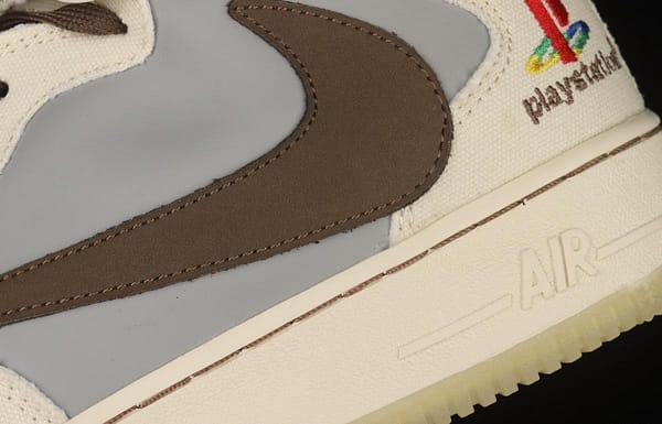 Travis Scott x Sony PlayStation 5 x NIKE Air Force 11607 Mid PS5 Slam Dunk Series to help classic 100-match leisure sports board shoes BQ5828-202 - Image 7