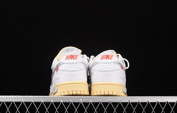 OFF-White x NIKE DUNK Low 04 of 50 OW white gray leisure sports skateboard shoes DM1602-127, - Image 12