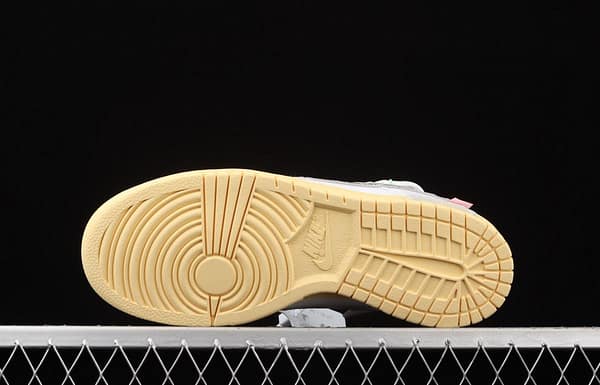 OFF-White x NIKE DUNK Low 04 of 50 OW white gray leisure sports skateboard shoes DM1602-127, - Image 13