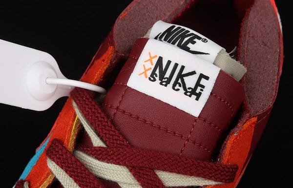 Sacai x NIKE Blazer Low co-signed Trail Blazers low-top casual board shoes DM7901-600 - Image 8