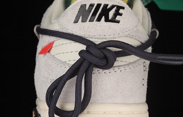 OFF-White x NIKE DUNK Low OW suede SB buckle rebound fashion casual board shoes DJ0950-115 - Image 6