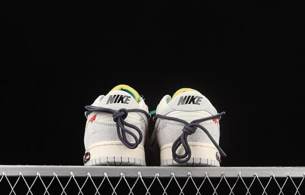 OFF-White x NIKE DUNK Low OW suede SB buckle rebound fashion casual board shoes DJ0950-115 - Image 13