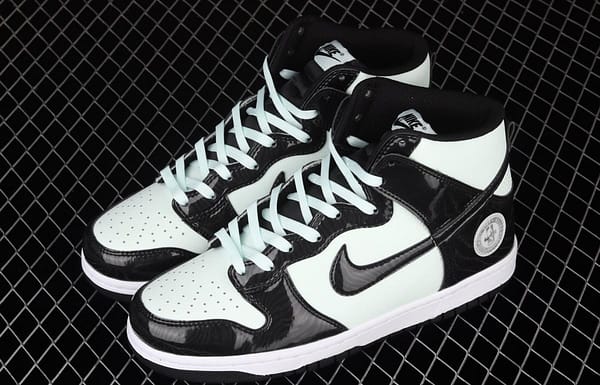 NIKE SB DUNK High Pro mint green all-star SB buckle rebound high-top casual skateboard shoes DD1398-300 - Image 10