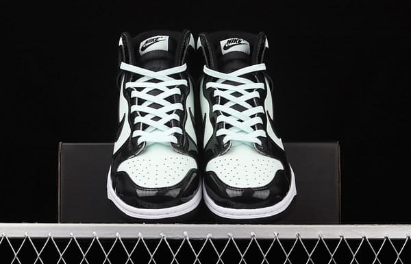 NIKE SB DUNK High Pro mint green all-star SB buckle rebound high-top casual skateboard shoes DD1398-300 - Image 12