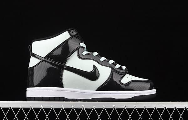 NIKE SB DUNK High Pro mint green all-star SB buckle rebound high-top casual skateboard shoes DD1398-300 - Image 15