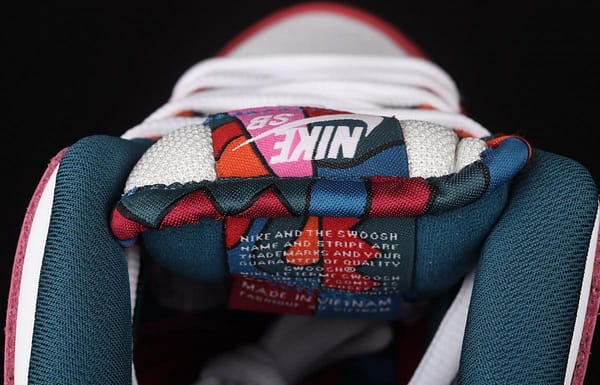 Parra x Nike SB DUNK Low Multi-Color 2021 Slam Dunk Series low-side leisure sports skateboard shoes mandarin duck color difference splicing double small hooks DH7695-2021 - Image 6