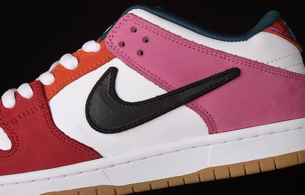 Parra x Nike SB DUNK Low Multi-Color 2021 Slam Dunk Series low-side leisure sports skateboard shoes mandarin duck color difference splicing double small hooks DH7695-2021 - Image 8