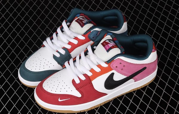 Parra x Nike SB DUNK Low Multi-Color 2021 Slam Dunk Series low-side leisure sports skateboard shoes mandarin duck color difference splicing double small hooks DH7695-2021 - Image 11