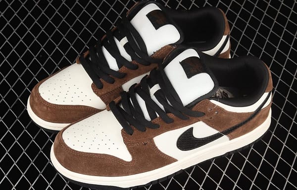 NIKE SB DUNK Low Pro Trail End Brown turn hair brown, white and black snake pattern dunk series low side leisure sports skateboard shoes 304292-102 - Image 11