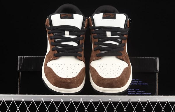 NIKE SB DUNK Low Pro Trail End Brown turn hair brown, white and black snake pattern dunk series low side leisure sports skateboard shoes 304292-102 - Image 13