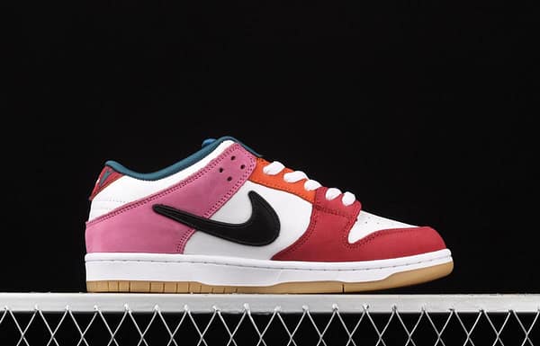 Parra x Nike SB DUNK Low Multi-Color 2021 Slam Dunk Series low-side leisure sports skateboard shoes mandarin duck color difference splicing double small hooks DH7695-2021 - Image 16