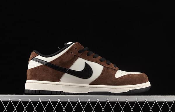 NIKE SB DUNK Low Pro Trail End Brown turn hair brown, white and black snake pattern dunk series low side leisure sports skateboard shoes 304292-102 - Image 16