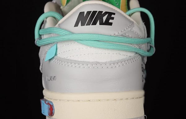 OFF-White x NIKE DUNK Low 04 of 50 OW grey leisure sports skateboard shoes DM1602-108 - Image 6