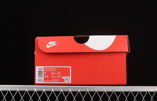 NIKE SB DUNK Low Prm wine red and white color SB buckle rebound fashion leisure board shoes DD1503-108 - Image 11