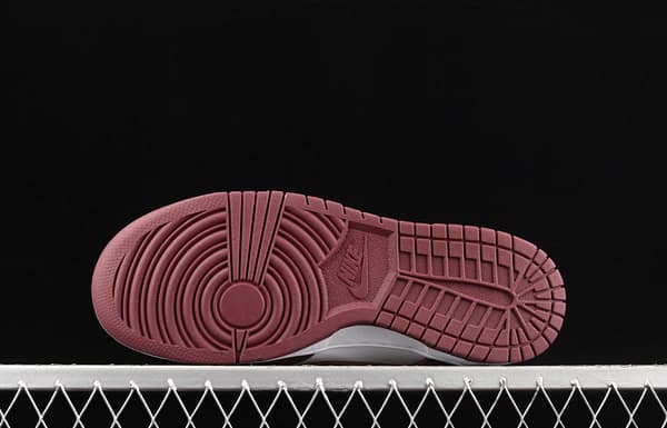 NIKE SB DUNK Low Prm wine red and white color SB buckle rebound fashion leisure board shoes DD1503-108 - Image 14