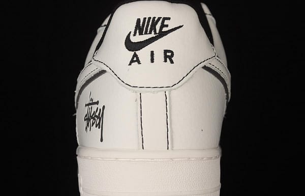 Stussy x NIKE Air Force 1 Low Stussi co-named rice black reflective low-top casual board shoes UN1635-702 - Image 6