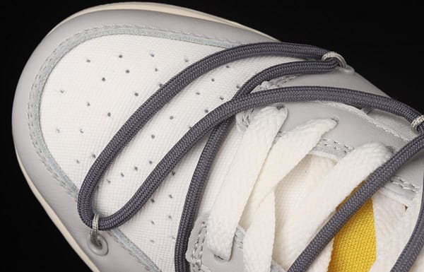 OFF-White x NIKE DUNK Low OW gray SB buckle rebound fashion casual board shoes DM1602-105 - Image 10