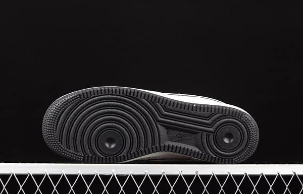 Stussy x NIKE Air Force 1 Low Stussi co-named rice black reflective low-top casual board shoes UN1635-702 - Image 14