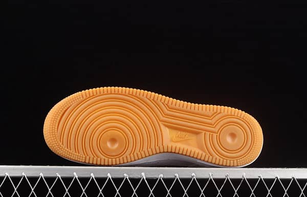 NIKE Air Force 1x07 Low white and black raw rubber classic low-top casual board shoes CI0057-100 - Image 14