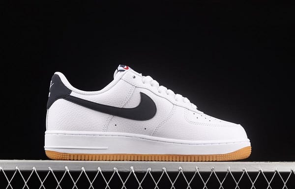 NIKE Air Force 1x07 Low white and black raw rubber classic low-top casual board shoes CI0057-100 - Image 15
