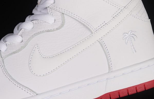 NIKE DUNK SB Zoom High Pro Qs white and red scraping, white coconut SB crushing rebounds, high upper shoes AH9613-116 - Image 7