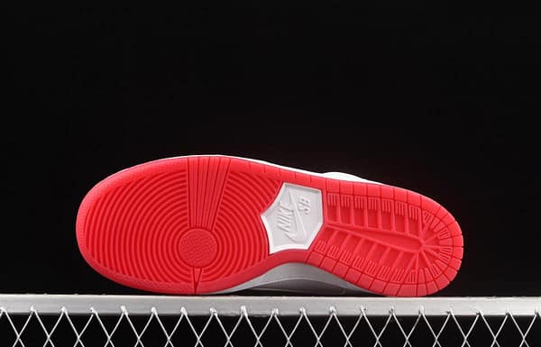 NIKE DUNK SB Zoom High Pro Qs white and red scraping, white coconut SB crushing rebounds, high upper shoes AH9613-116 - Image 14