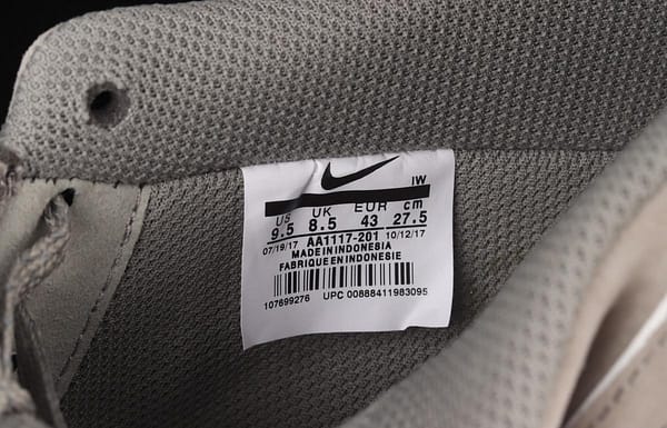 NIKE Air Force 1: 07 Low Space Ash low-top Leisure Board shoes AA1117-201 - Image 5