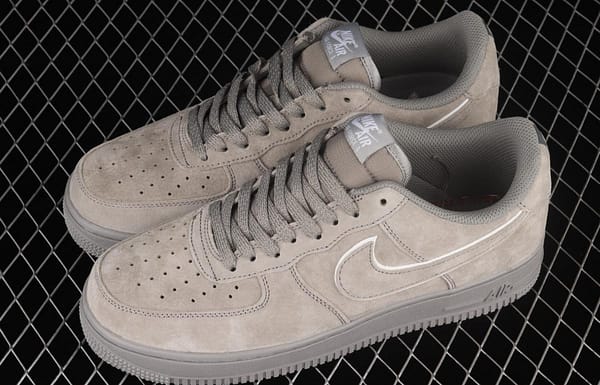 NIKE Air Force 1: 07 Low Space Ash low-top Leisure Board shoes AA1117-201 - Image 10