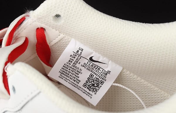 NIKE Air Force 1x07 Low rice white red electric embroidery hook low-top casual board shoes CL6326-108 - Image 5