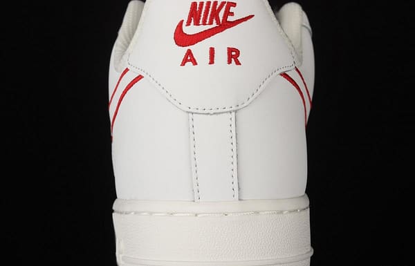 NIKE Air Force 1x07 Low rice white red electric embroidery hook low-top casual board shoes CL6326-108 - Image 6
