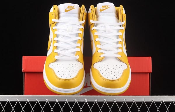 NIKE SB DUNK High white and yellow color SB rebound high upper shoes DD1869-106 - Image 12