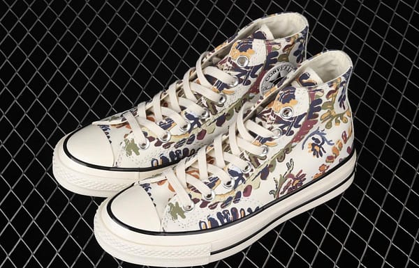Converse Chuck 70 series cashew flower high top casual board shoes 572545C - Image 12