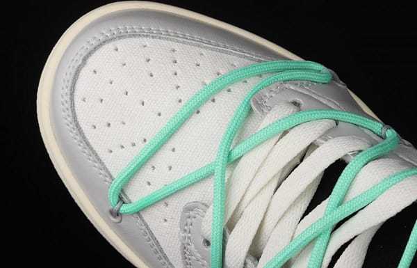OFF-White x NIKE DUNK Low 04 of 50 OW Grey Leisure Sports Skateboard shoes DM1602-114 - Image 9