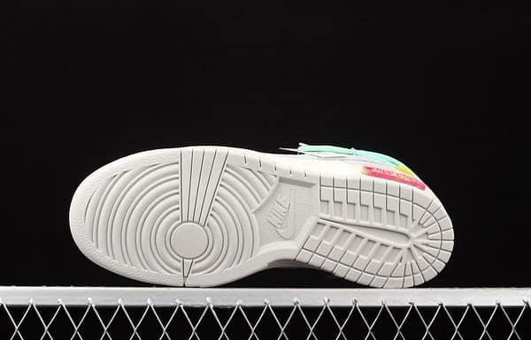 OFF-White x NIKE DUNK Low 04 of 50 OW Grey Leisure Sports Skateboard shoes DM1602-114 - Image 14