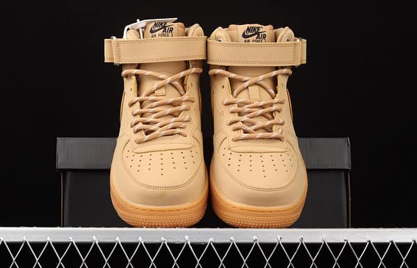 NIKE Air Force 1 Mid'07 wheat suede Zhongbang casual board shoes DJ9158-200 - Image 12