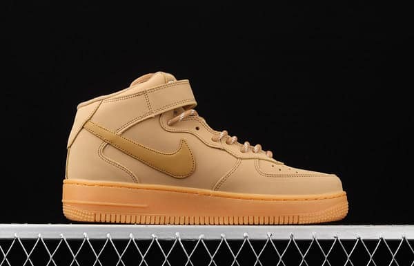 NIKE Air Force 1 Mid'07 wheat suede Zhongbang casual board shoes DJ9158-200 - Image 15