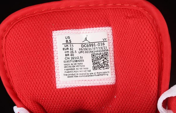 Air Jordan 1 Low low-end rice white red retro culture leisure sports basketball shoes DC6991-016 - Image 5