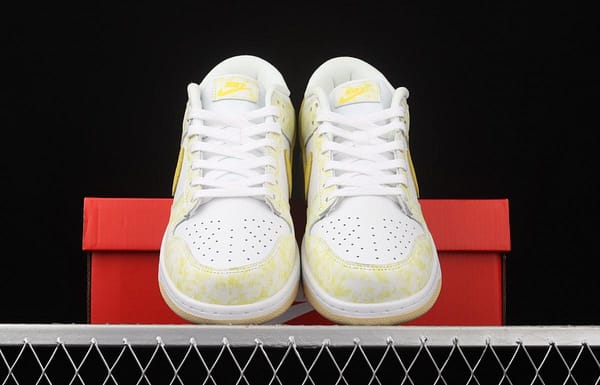 NIKE SB DUNK Low Prm yellow and white color SB buckle rebound fashion leisure board shoes DM9467-700 - Image 12