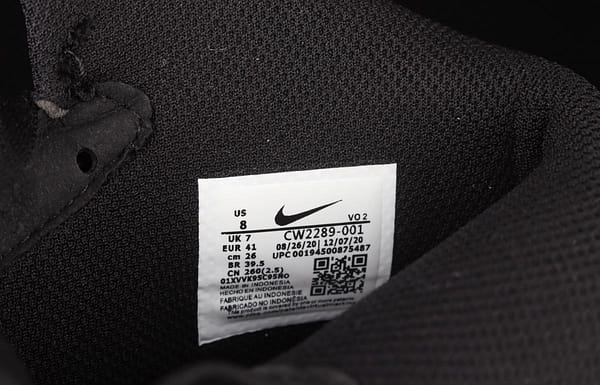 NIKE Air Force 1y07 Low Zhongbang all-black casual board shoes CW2289-001 - Image 5