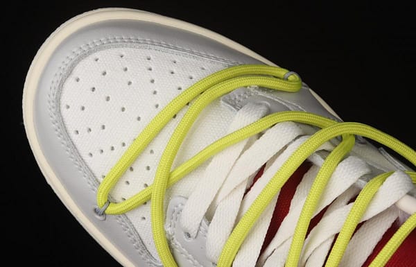 OFF-White x NIKE DUNK Low 04 of 50 OW Grey Leisure Sports Skateboard shoes DM1602-106 - Image 9