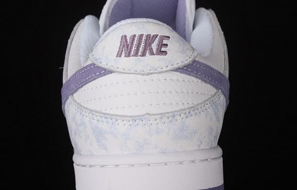 NIKE SB DUNK Low Prm white light purple color SB buckle rebound fashion leisure board shoes DM9467-500 - Image 6
