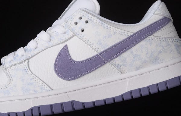 NIKE SB DUNK Low Prm white light purple color SB buckle rebound fashion leisure board shoes DM9467-500 - Image 7