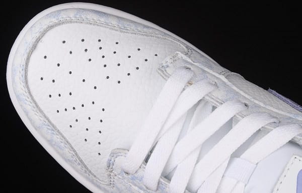 NIKE SB DUNK Low Prm white light purple color SB buckle rebound fashion leisure board shoes DM9467-500 - Image 9